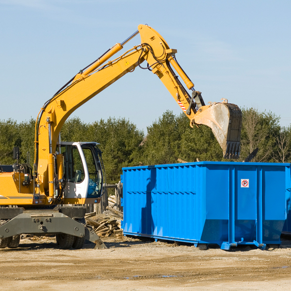 can i choose the location where the residential dumpster will be placed in Ogema WI